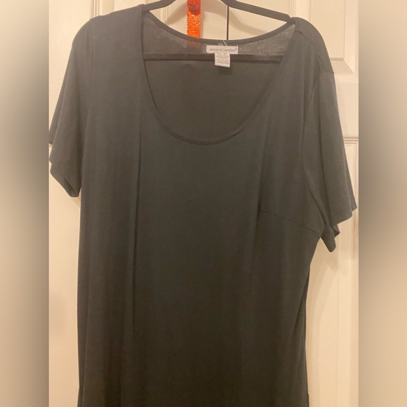 NWOT size 18 Petite Jessica London scoop neck black knit maxi dress - Picture 10 of 10